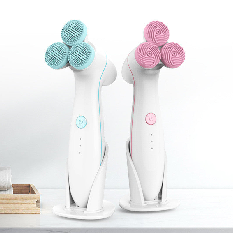 3D Smart Massage Cleanser Electric Cleanser Electric Silicone Facial Cleanser 3D Smart Massage Cleanser Electric Cleanser Electric Silicone Facial Cleanser